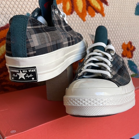 Converse 166852C
CHUCK 70 OX 
BLACK/FADED SPRUCE
Men’s sneakers - athletic shoes - Picture 10 of 16